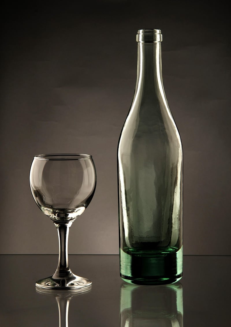 Upcycled Glass Bottle Decor